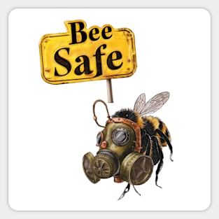 Bee Safe Sticker